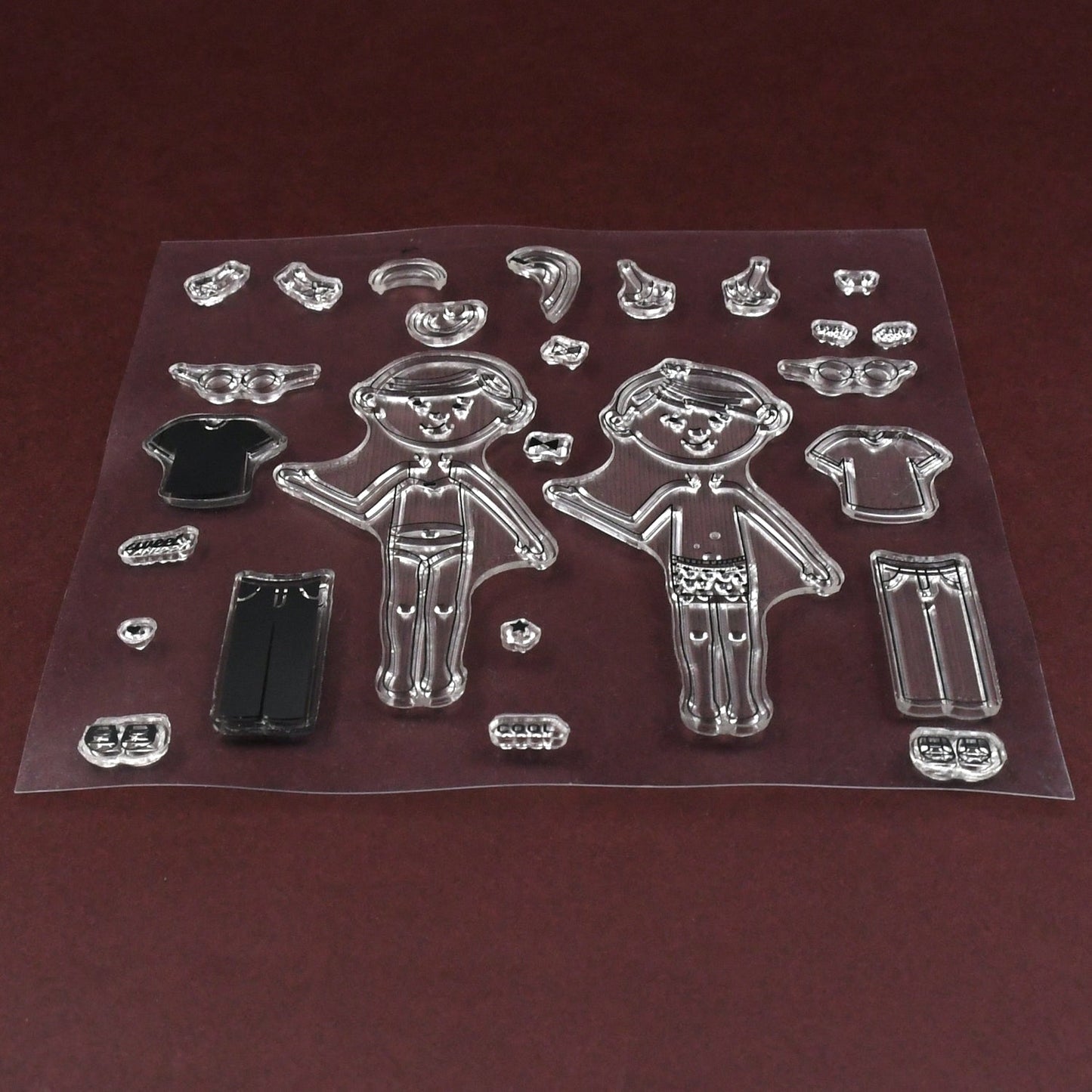 Reusable Rubber Stamp Tpr Stamp Diy Accessories Good Stamping Effect Diy Transparent Stamp Stick Repeatedly For Envelope For Diary For Invitation Letter Photo Album Decoration For Paper Crafts (Mix Design 1 Set)