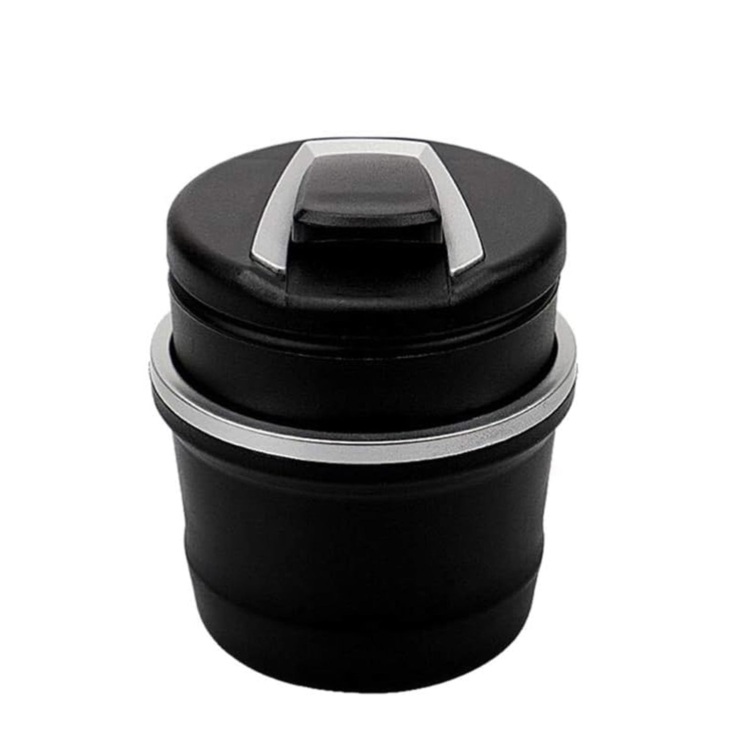 Portable Car Ashtray With Lid And Blue Led Light (1 Pc With Color Box)